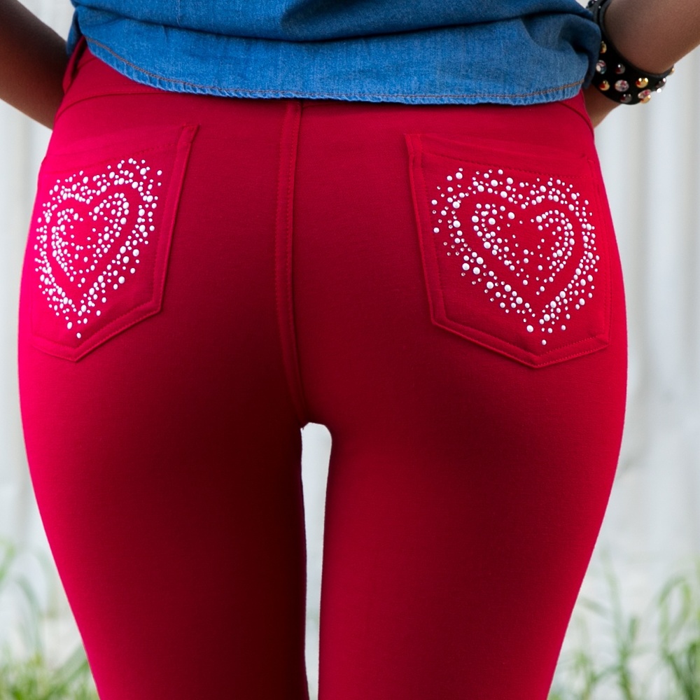 Poplooks Embellished Cotton Skinny (S - 3XL)